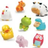 Munchkin Farmyard Friends 8 Stuks Badspeelgoed 011966 -babybenodigdheden 011966 Squirtin Farmyard Friends main