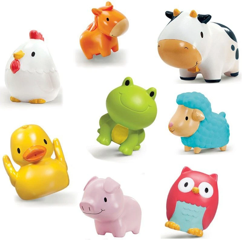 Munchkin Farmyard Friends 8 Stuks Badspeelgoed 011966 Munchkin Farmyard Friends 8 Stuks Badspeelgoed 011966 -babybenodigdheden 011966 Squirtin Farmyard Friends main