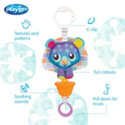 Playgro Musical Polar Pals Bear Muziekdoosje P0188320 -babybenodigdheden 0188320 polar pals musical pullstring bear feature image