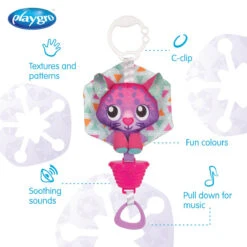 Playgro Musical Polar Pals Cat Muziekdoosje P0188321 4 Playgro Musical Polar Pals Cat Muziekdoosje P0188321 -babybenodigdheden 0188321 polar pals musical pullstring arctic cat feature image