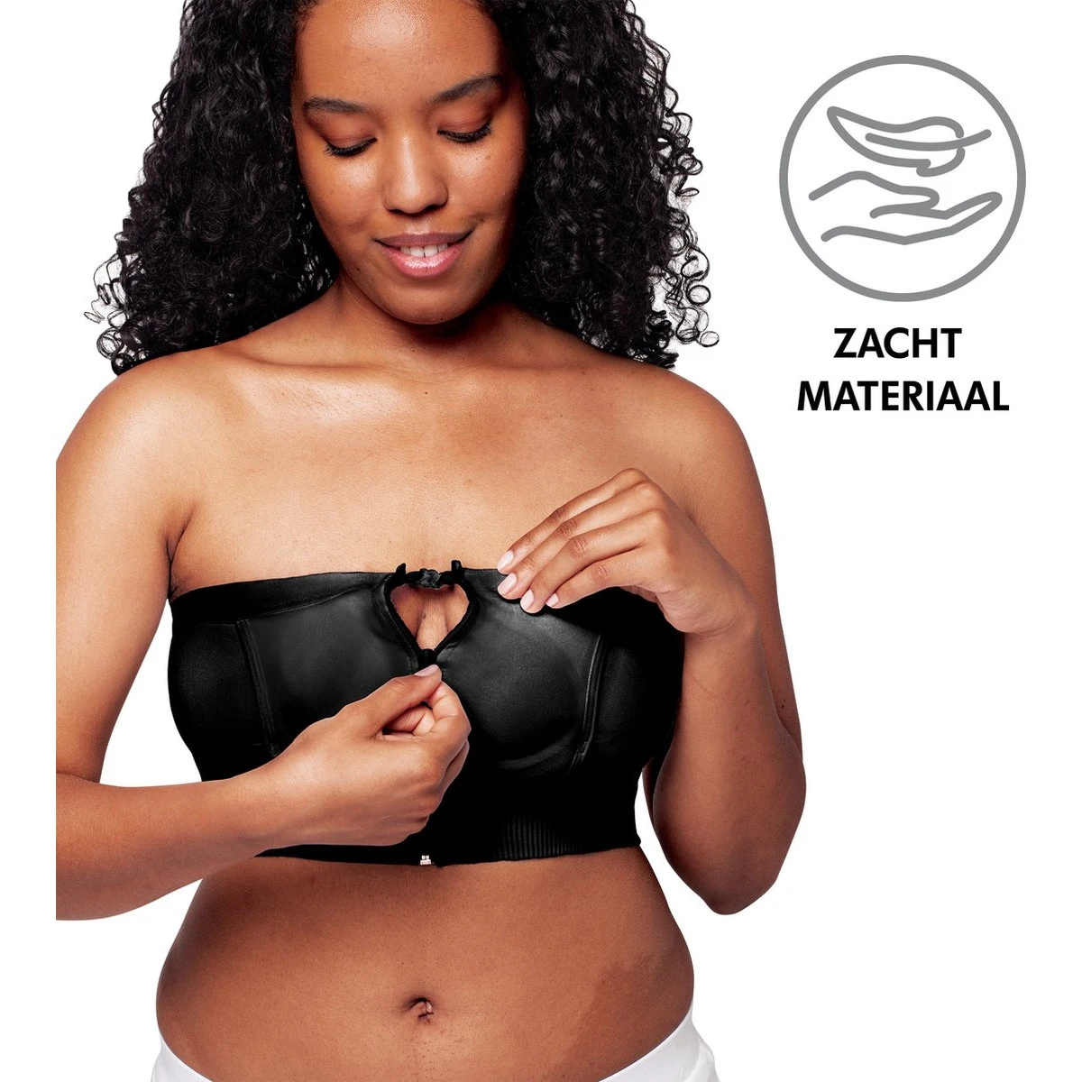 Medela Hands-Free Kolf BH Zwart Maat L 101043802 Medela Hands-Free Kolf BH Zwart Maat L 101043802 -babybenodigdheden