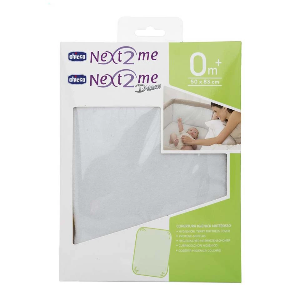 Chicco Next2Me 84 x 50 cm Molton Matrasbeschermer 10956.33 Chicco Next2Me 84 X 50 Cm Molton Matrasbeschermer 10956.33 -babybenodigdheden 116331 1163310011 1