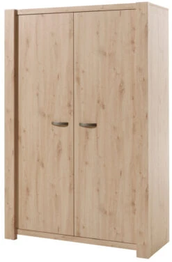 Meegroei Babykamer Amalia Naturel: Meegroei Ledikant, Commode En 2-Deurskast -babybenodigdheden 2 deurskast amalia naturel