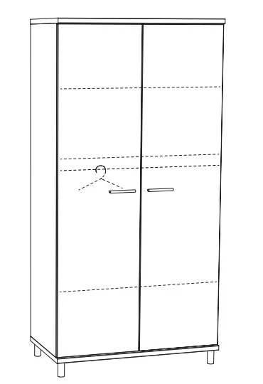 Meegroei Babykamer Naomi: Meegroei Ledikant, Commode en 2-Deurskast Meegroei Babykamer Naomi: Meegroei Ledikant, Commode En 2-Deurskast -babybenodigdheden 2 deurskast naomi naok2 2