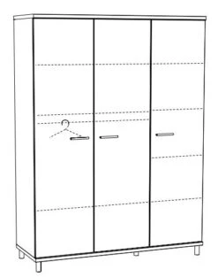 3-Deurskast Naomi NAOK3 4 3-Deurskast Naomi NAOK3 -babybenodigdheden 3 deurskast naomi naok3 2 1920x1920