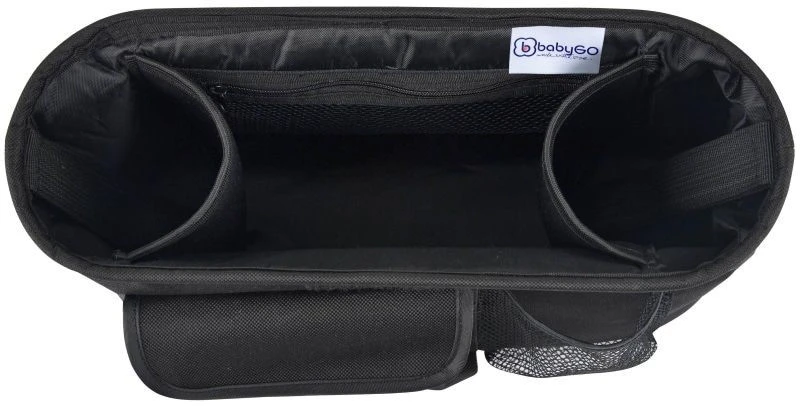 Babygo Black Stroller Organizer Buggytasje 3903 Babygo Black Stroller Organizer Buggytasje 3903 -babybenodigdheden 390 3 stroller organizer3