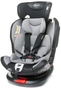 4Baby Roto-Fix Light Grey 360º 0-36 Kg Isofix Autostoel -babybenodigdheden 4baby roto fix 360 0 36 kg isofix autostoel 7 3