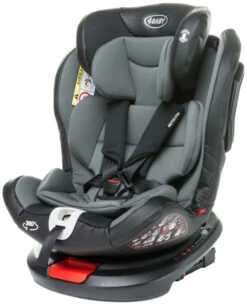 4Baby Roto-Fix Grey 360º 0-36 Kg Isofix Autostoel -babybenodigdheden 4baby roto fix grey 360 0 36 kg isofix autostoel