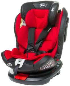 4Baby Roto-Fix Red 360º 0-36 Kg Isofix Autostoel -babybenodigdheden 4baby roto fix red 360 0 36 kg isofix autostoel