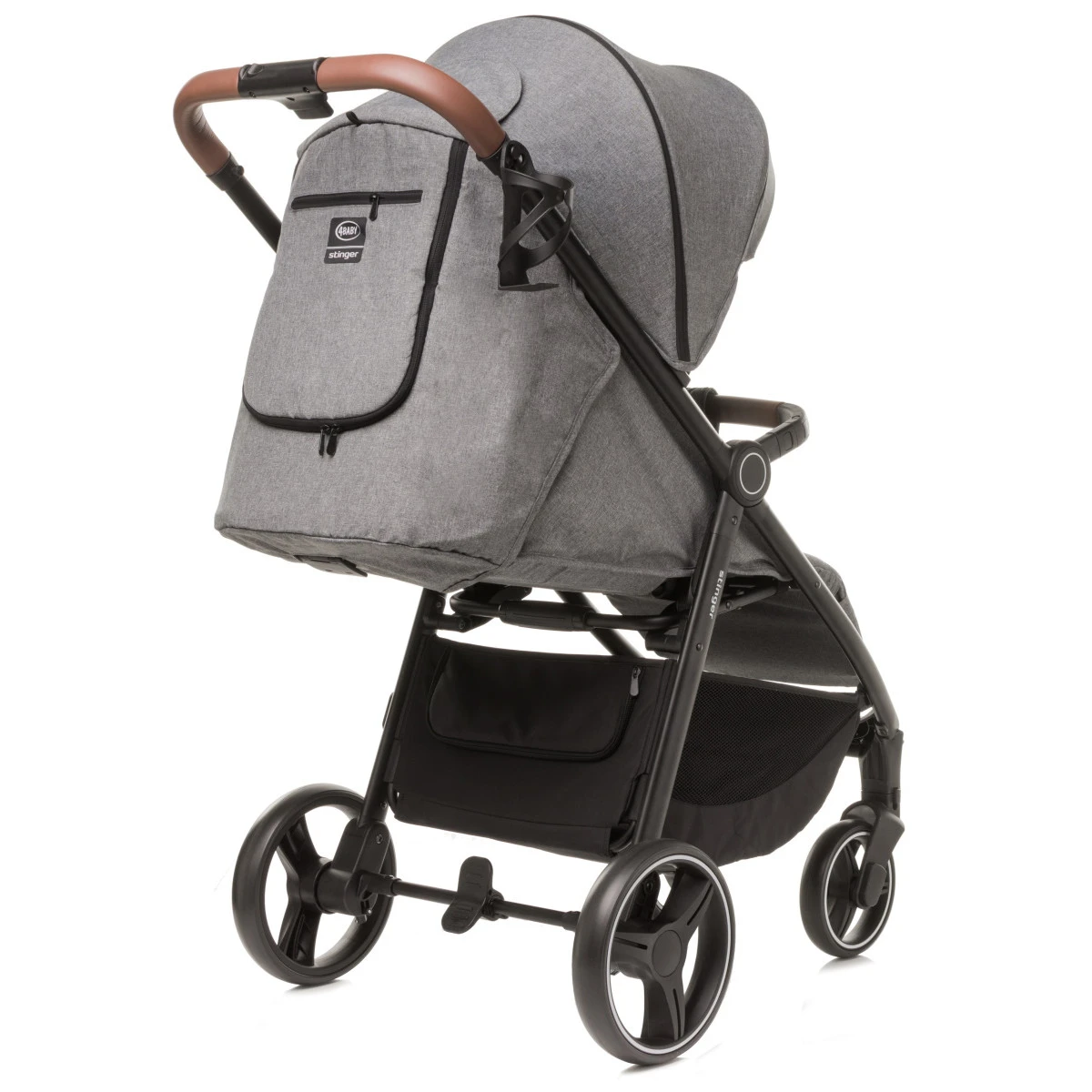 4Baby Stinger XXIII Melange Grey Wandelwagen 4Baby Stinger XXIII Melange Grey Wandelwagen -babybenodigdheden