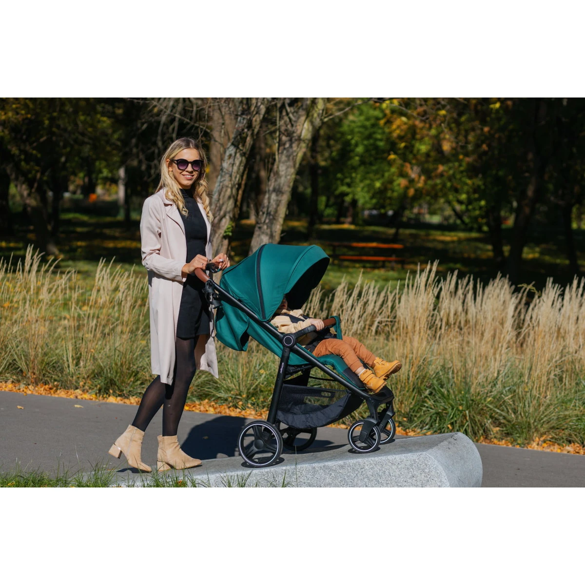 4Baby Stinger XXIII Melange Grey Wandelwagen 4Baby Stinger XXIII Melange Grey Wandelwagen -babybenodigdheden