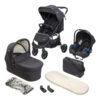 Babygo Style Black 3-in-1 Kinderwagen Incl. Autostoel 6323 -babybenodigdheden 6323 style3in1 black 4 babygo 1