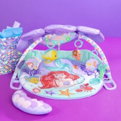 Bright Starts Disney Baby Kleine Zeemeermin Twinkle Trove Activity Gym Speelkleed K12534 -babybenodigdheden Bright Starts Speelkleed 5
