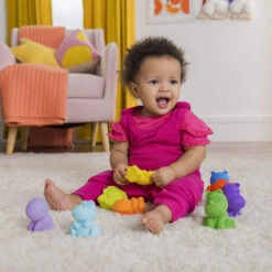 Bright Starts Tropic Animals 9 Stuks Speelgoed Dieren K12615 -babybenodigdheden Bright Starts Tropic Animals 9 Stuks Speelgoed Dieren K12615 3