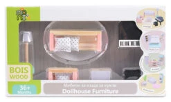 Cangaroo Houten Mini Meubelset 4011 3 Cangaroo Houten Mini Meubelset 4011 -babybenodigdheden Cangaroo Houten Mini Meubelset 4011 2