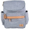 Cangaroo Megan Grey Rugzak Luiertas 6950 -babybenodigdheden Cangaroo Megan Grey Rugzak Luiertas 6950 1