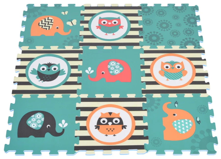 Cangaroo Olifant & Uil 9 Stuks Schuimrubberen Puzzelmat 3064 Cangaroo Olifant & Uil 9 Stuks Schuimrubberen Puzzelmat 3064 -babybenodigdheden Cangaroo Olifant Uil 9 Stuks Schuimrubberen Puzzelmat 3064 1