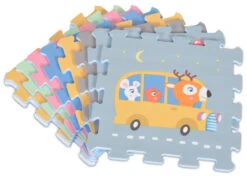 Cangaroo Transport 9 Stuks Schuimrubberen Puzzelmat 3087 -babybenodigdheden Cangaroo Transport 9 Stuks Schuimrubberen Puzzelmat 3087 2