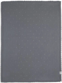 Jollein Pointelle Storm Grey 100 X 150 Cm Ledikantdeken 516-522-66064 -babybenodigdheden Deken Ledikant 100x150cm Pointelle Storm Grey 3