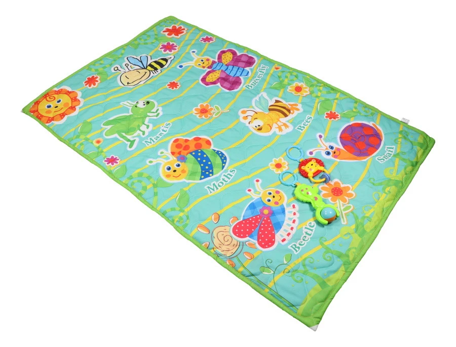Eco Toys Green 90 x 145 cm Speelkleed incl. 2 Speeltjes HC304430 Eco Toys Green 90 X 145 Cm Speelkleed Incl. 2 Speeltjes HC304430 -babybenodigdheden Eco Toys Green 90 x 145 cm Speelkleed incl. 2 Speeltjes HC304430
