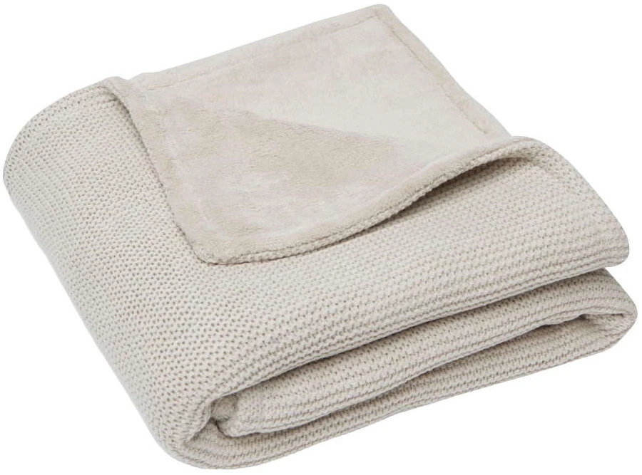 Jollein Basic Knit Nougat / Fleece 75 x 100 cm Wiegdeken 517-511-65360 Jollein Basic Knit Nougat / Fleece 75 X 100 Cm Wiegdeken 517-511-65360 -babybenodigdheden Jollein Basic Knit Nougat 4 shop clipped rev 1