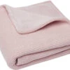 Jollein Basic Knit Pale Pink / Fleece 75 X 100 Cm Wiegdeken 517-511-65310 -babybenodigdheden Jollein Basic Knit Pale Pink 1.5 clipped rev 1 1 shop