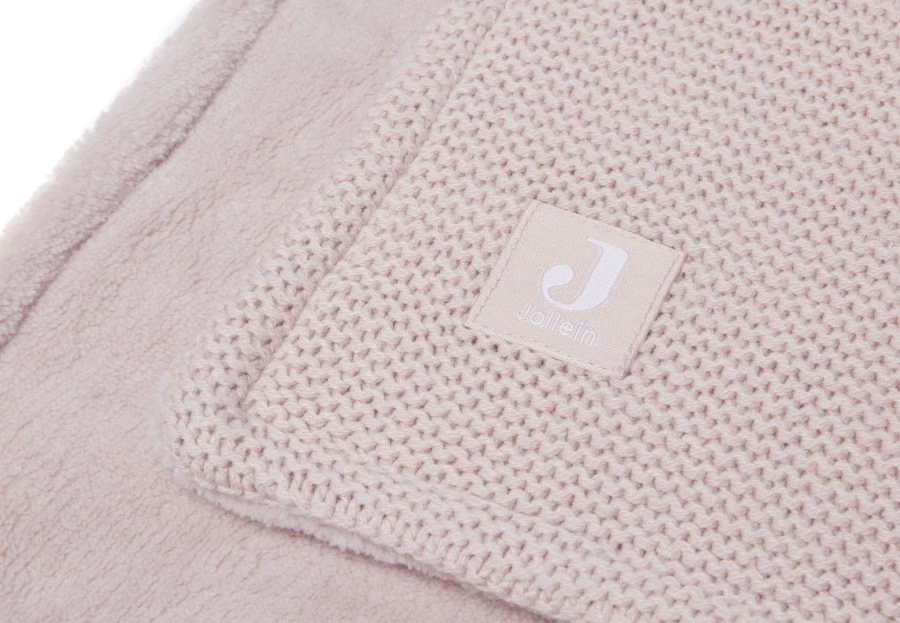Jollein Basic Knit Pale Pink / Fleece 100 x 150 cm Ledikantdeken 517-522-65310 Jollein Basic Knit Pale Pink / Fleece 100 X 150 Cm Ledikantdeken 517-522-65310 -babybenodigdheden Jollein Basic Knit Pale Pink Fleece 100 x 150 cm Ledikantdeken 517 522 65310 4