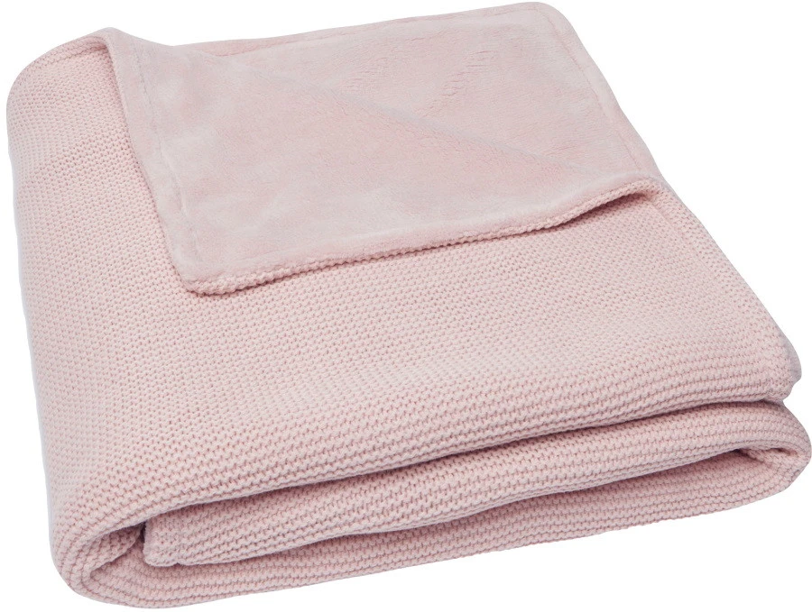 Jollein Basic Knit Pale Pink / Fleece 100 x 150 cm Ledikantdeken 517-522-65310 Jollein Basic Knit Pale Pink / Fleece 100 X 150 Cm Ledikantdeken 517-522-65310 -babybenodigdheden Jollein Basic Knit Pale Pink Fleece 100 x 150 cm Ledikantdeken 517 522 65310 5 clipped rev 1