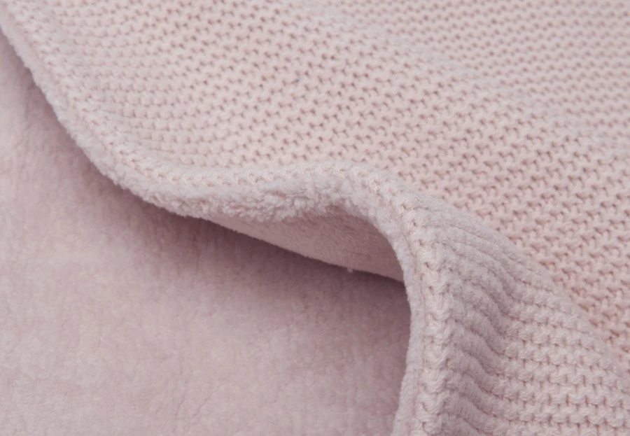 Jollein Basic Knit Pale Pink / Fleece 100 x 150 cm Ledikantdeken 517-522-65310 Jollein Basic Knit Pale Pink / Fleece 100 X 150 Cm Ledikantdeken 517-522-65310 -babybenodigdheden Jollein Basic Knit Pale Pink Fleece 100 x 150 cm Ledikantdeken 517 522 65310 6