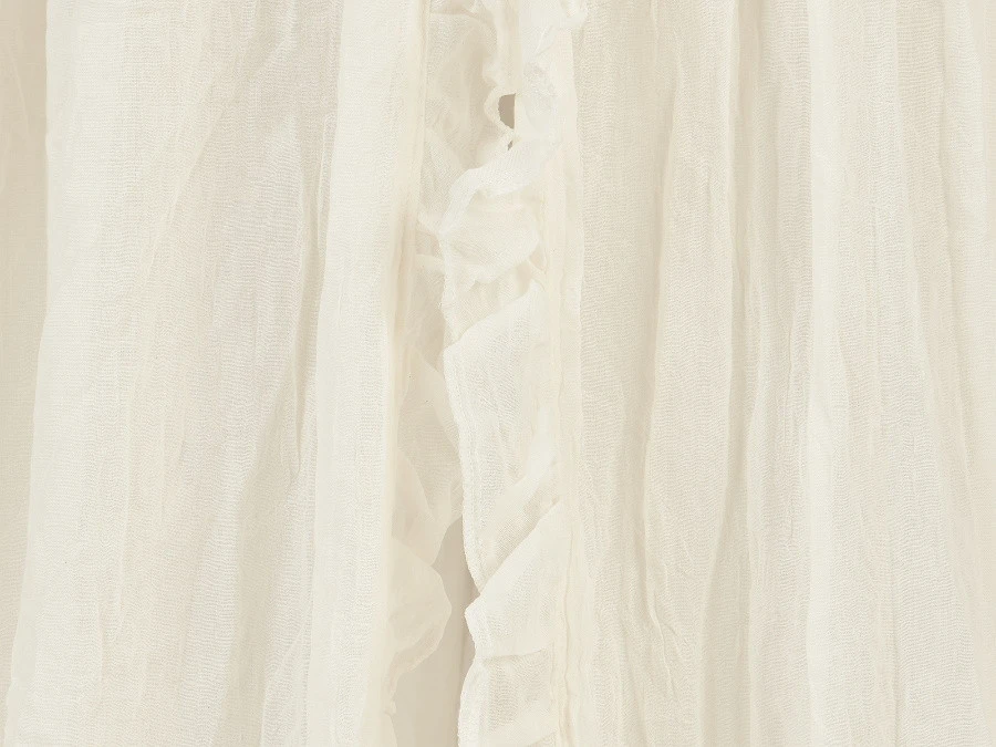 Jollein Vintage Ruffle Ivory 155 cm Sluier 002-001-66041 Jollein Vintage Ruffle Ivory 155 Cm Sluier 002-001-66041 -babybenodigdheden Jollein Vintage Ruffle Ivory 002