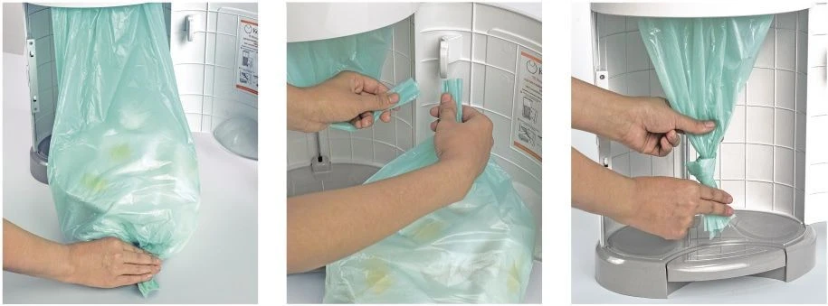 Korbell Wit Nappy Disposal System Luieremmer M250DSW Korbell Wit Nappy Disposal System Luieremmer M250DSW -babybenodigdheden Korbell Nappy Disposal System Luieremmer 3 3