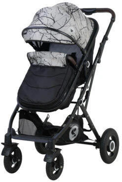 Lorelli Sena Grey Marble 3-in-1 Combi Kinderwagen Incl. Autostoel 1002161-2113 4 Lorelli Sena Grey Marble 3-in-1 Combi Kinderwagen Incl. Autostoel 1002161-2113 -babybenodigdheden Lorelli Sena Grey Marble 3 in 1 Combi Kinderwagen incl. Autostoel 1002161 2113 4