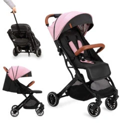 Momi Estelle Pink Wandelwagen WOSP00004 -babybenodigdheden Momi Estelle Pink Wandelwagen WOSP00004 4