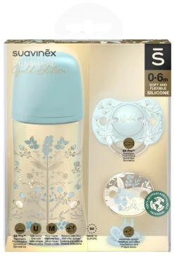 Suavinex Gold Blue Gift Set SXSGZ2080248 -babybenodigdheden Suavinex Gold Blue Gift Set SXSGZ2080248.1