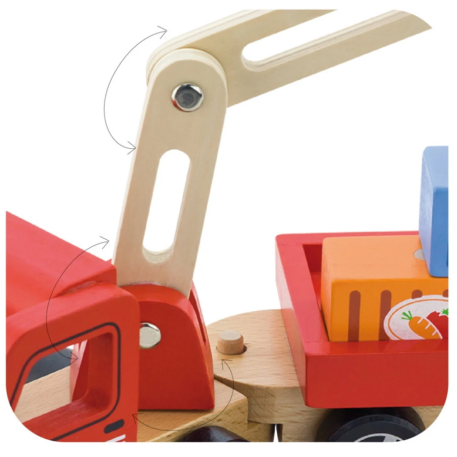 Viga Houten Kraanwagen 50690 Viga Houten Kraanwagen 50690 -babybenodigdheden Viga Houten Kraanwagen 50690 4