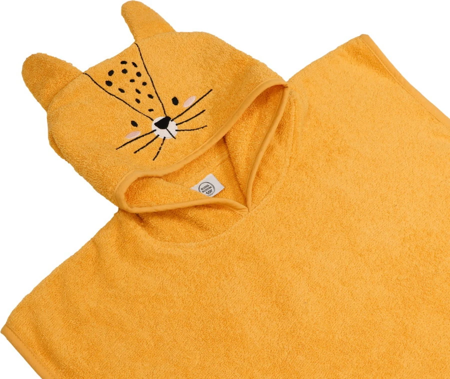 Blush & Blossom Leopard Lenny Badstof Poncho TR-BB4203 Blush & Blossom Leopard Lenny Badstof Poncho TR-BB4203 -babybenodigdheden a tr bb4204 blush blossom leopard lenny badstof badcape 02