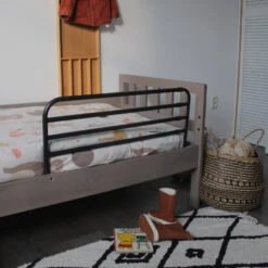 Fenss Trombone Zwart Metaal Uitschuifbaar Bedhekje 64641 -babybenodigdheden a3 baby kids trombone zwart metaal uitschuifbaar bedhekje 64641 2