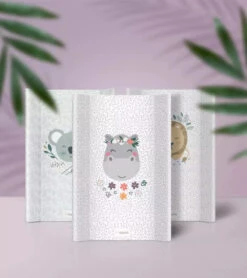 Albero Mio Animals & Love Hippo Aankleedkussen MM70 A001 -babybenodigdheden aankleedkussens animals love alberomio 2