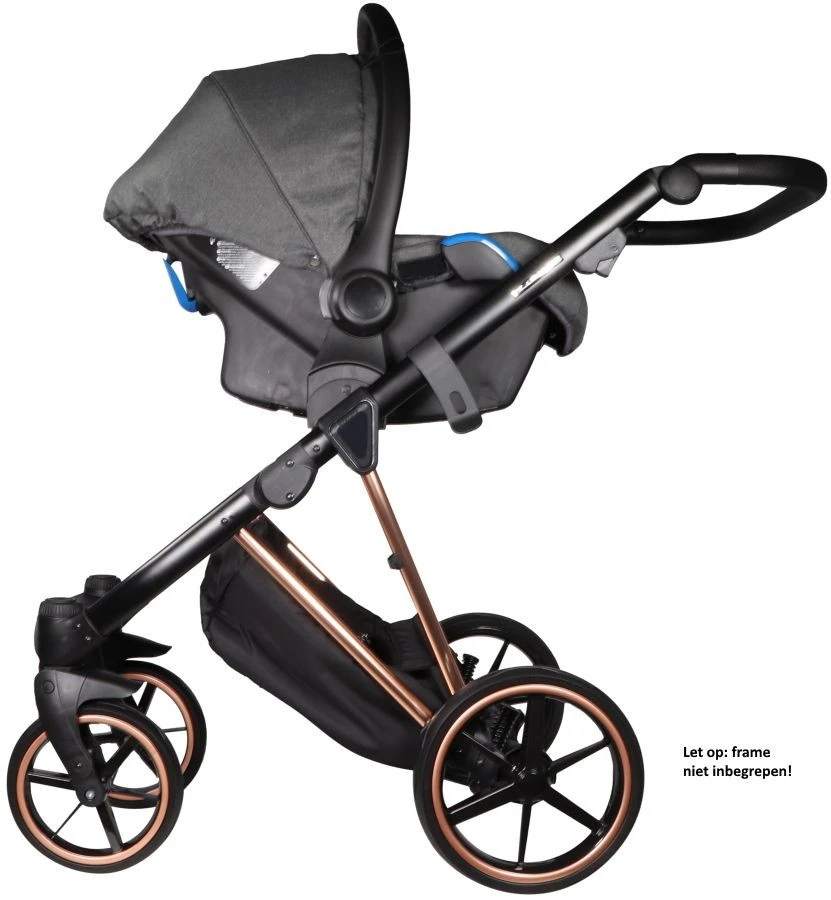 Adamex Belissa Grey/Rose 0-13 kg Autostoel PS-596 Adamex Belissa Grey/Rose 0-13 Kg Autostoel PS-596 -babybenodigdheden adamex belissa special edition grey rose 2 in 1 kinderwagen ps