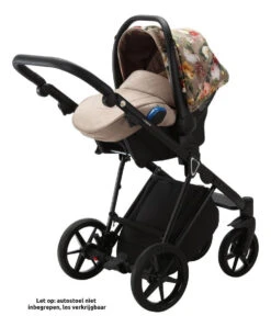 Adamex Porto Flowers Beige 2-in-1 Kinderwagen FL-5 -babybenodigdheden adamex porto flowers beige 2 in 1 kinderwagen fl 5 10 1920x1920