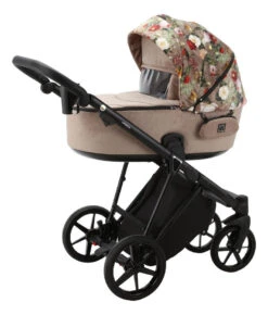 Adamex Porto Flowers Beige 2-in-1 Kinderwagen FL-5 -babybenodigdheden adamex porto flowers beige 2 in 1 kinderwagen fl 5 4 1920x1920 1