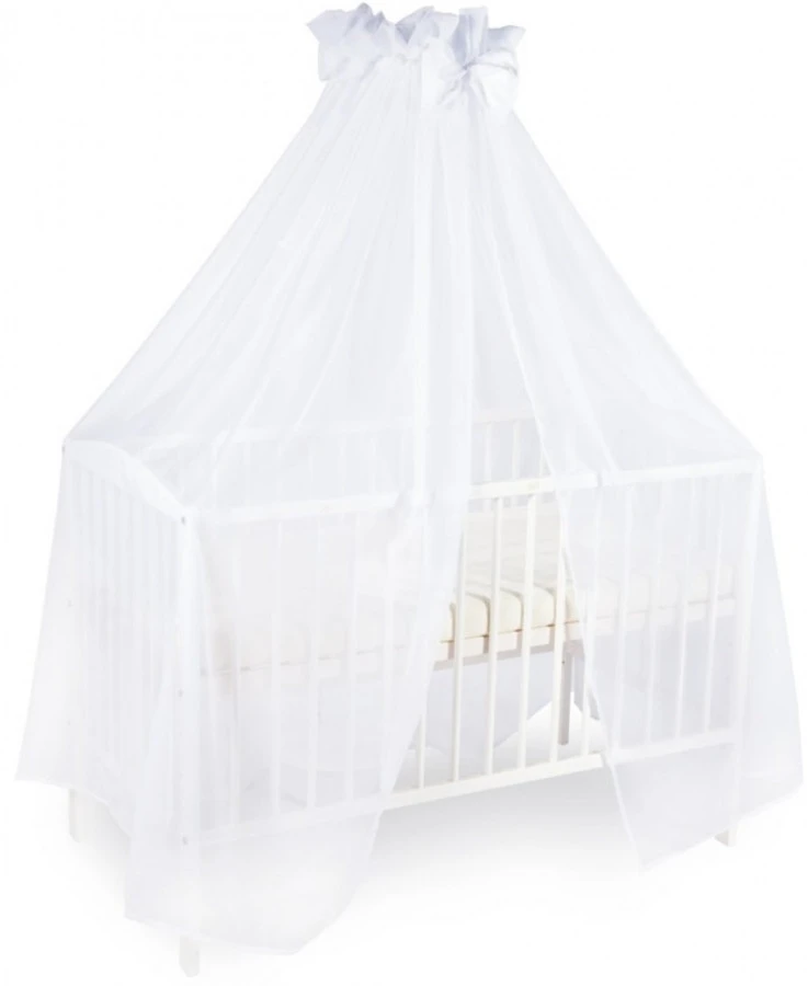 Albero Mio Voile White 450x200 cm Sluier met Strik Albero Mio Voile White 450x200 Cm Sluier Met Strik -babybenodigdheden