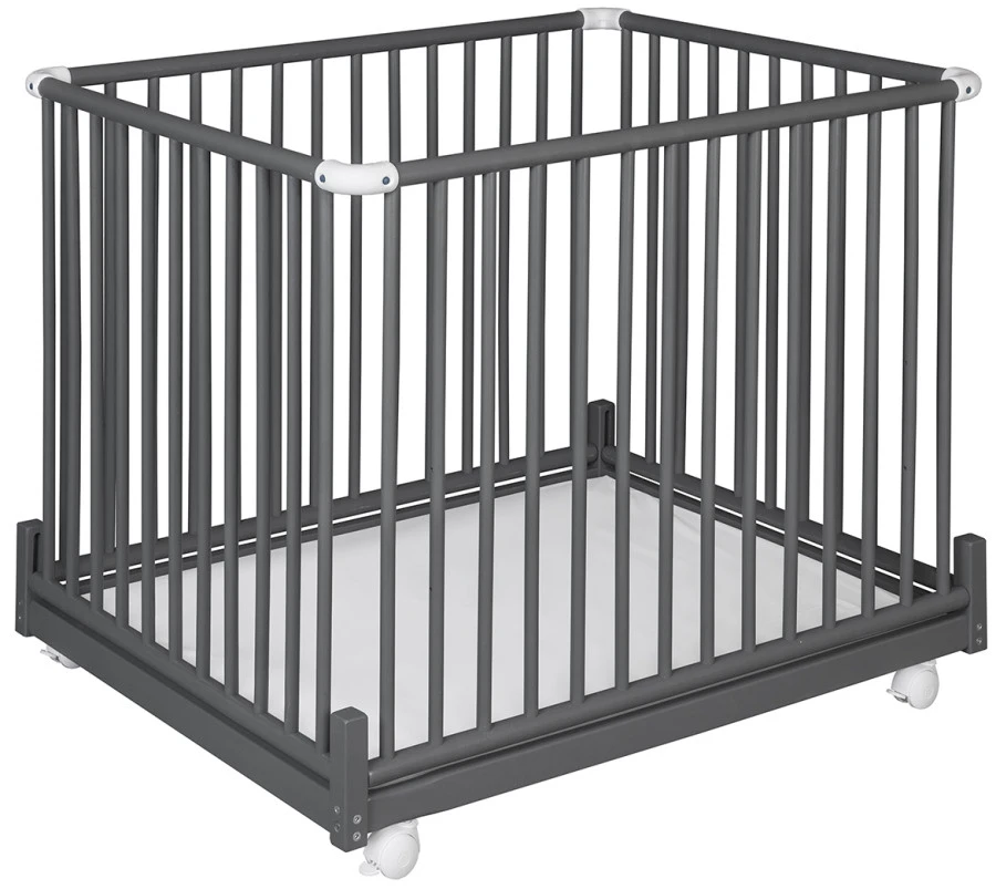 Amal II Max Grijs 80 x 100 cm Inklapbare Box Amal II Max Grijs 80 X 100 Cm Inklapbare Box -babybenodigdheden