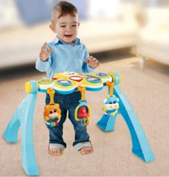 Bo Jungle B-Activity Arch Music & Lights Bear Babygym B910100 -babybenodigdheden b activity bear2