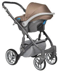 Baby Merc Faster 3 Grey/Brown Kinderwagen Incl. Autostoel FIII 100 -babybenodigdheden baby merc faster 3 beige kinderwagen incl. autostoel 4