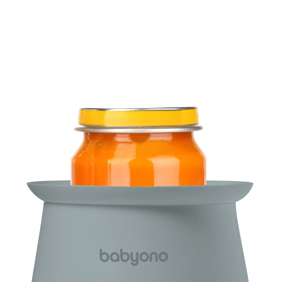 Baby Ono Honey Grey Natural Nursing Flessenwarmer en Sterilisator 968/02 Baby Ono Honey Grey Natural Nursing Flessenwarmer En Sterilisator 968/02 -babybenodigdheden baby ono honey grey digitale voedselopwarmer en sterilisator 3