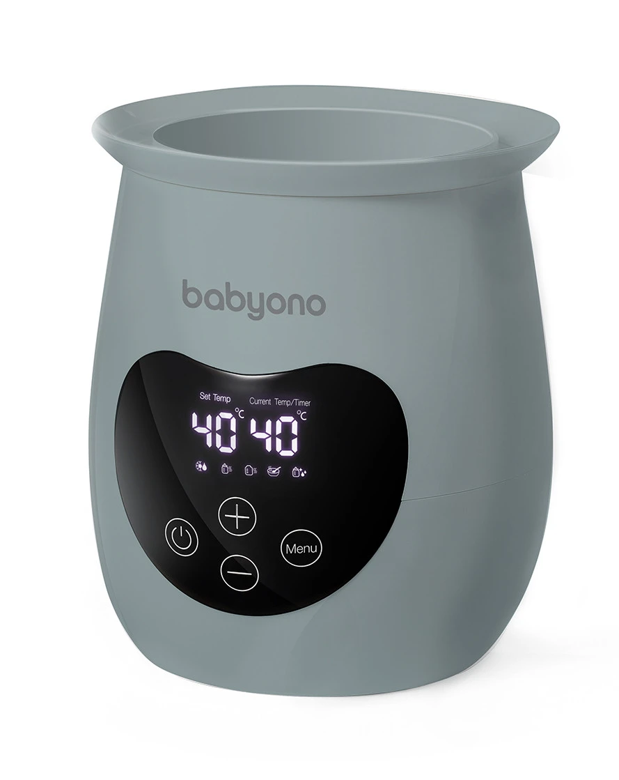 Baby Ono Honey Grey Natural Nursing Flessenwarmer en Sterilisator 968/02 Baby Ono Honey Grey Natural Nursing Flessenwarmer En Sterilisator 968/02 -babybenodigdheden baby ono honey grey digitale voedselopwarmer en sterilisator 5