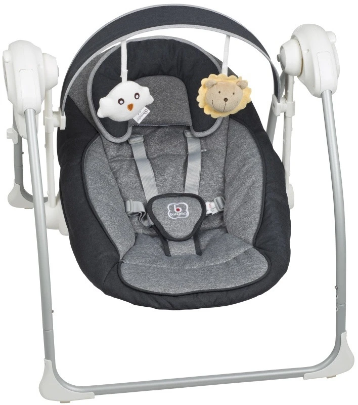 Babygo Dandly Baby Swing Anthracite Babyschommel 1603 Babygo Dandly Baby Swing Anthracite Babyschommel 1603 -babybenodigdheden babygo dandly baby swing anthracite babyschommel 1