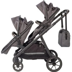 Babygo Duo Mega Grey Tandem Kinderwagen Incl. 2 Autostoelen 78001 9 Babygo Duo Mega Grey Tandem Kinderwagen Incl. 2 Autostoelen 78001 -babybenodigdheden babygo duo grey tandem kinderwagen 7801 8