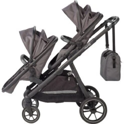 Babygo Duo Ultra Grey Tandem Kinderwagen Incl. 2 Autostoelen En 2 Ultrabase 780001 11 Babygo Duo Ultra Grey Tandem Kinderwagen Incl. 2 Autostoelen En 2 Ultrabase 780001 -babybenodigdheden babygo duo grey tandem kinderwagen 7801 9 1 1